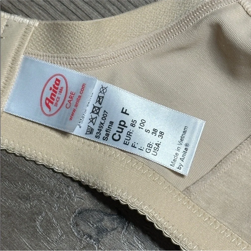 Anita Safina Post Mastectomy Comfort Soft Bra Nude Size‎ 38F
